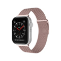 Miniatyrbild 1 av 6: Apple Watch 42 / 44 mm Milanese Loop Metall Armband Rosé Guld