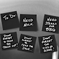 Miniatyrbild 3 av 3: 100 Stycken Sticky Notes - Självhäftande Notislappar Svarta Default Title