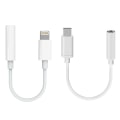 Miniatyrbild 4 av 4: Lightning / USB-C till AUX Adapter 3,5 mm Paket LightningAUXMikrofon2Pack