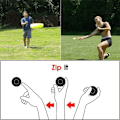 Miniatyrbild 5 av 6: Mini Frisbee - Pocket Disk Long Range - Gul 1-Pack