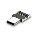 Miniatyrbild 6 av 11: USB-C Till USB Adapter Liten Supernabb Överföring