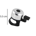 Miniatyrbild 2 av 7: Ringklocka för Cyklar - Enkel att använda - Silver 2-Pack