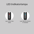 Miniatyrbild 3 av 4: USB-C Laddkabel Quick Charge med Indikator 1M Flera Färger Grå