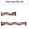 Miniatyrbild 3 av 5: Flätat Armband för Apple Watch 42/44/45 mm Blå M 1-Pack