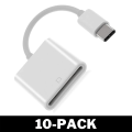 Miniatyrbild 1 av 2: USB-C till SD Kortläsare Android Vit - SD Card Reader 10-Pack