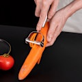 Miniatyrbild 8 av 9: Grönsaksstrimlare / Grovstrimlare Rostfritt Stål 2-Pack