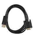 Miniatyrbild 2 av 5: Högkvalitativ DisplayPort till VGA Kabel 1.8 Meter Svart Default Title