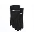 Faux Leather Gloves Black