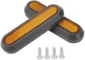Reflective hub covers for Xiaomi M365 / Pro2 / 1S electric scooter wheels