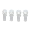 Sugkoppsklämmor hängare 4-pack Vit