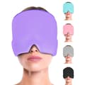 Headache Eye Mask - Gel Mask - Cooling/Warming Mask Purple
