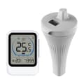 Digitalt solcelle-pooltermometer, flydende vandtermometer, temperaturmåler til spa, bad, boblebad, termometre
