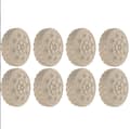8-pack Wheel Covers for Suitcases Black Model 3 Caramel  Brown