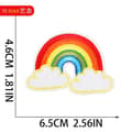 Miniatyrbild 3 av 5: 16-piece patch set with strong self-adhesive sheet for clothing pants MultiColor