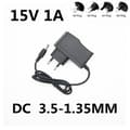 AC/DC-adapter DC 15V 1A 1000mA AC 100-240V