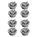 Dishwasher Lower Basket Wheel Replacement - 8 Pack, Compatible with Bosch and Siemens Dishwashers
