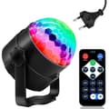 Diskokuleprojektor – LED RGB Spotlight