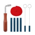 Professional 8-piece Piano Tuning Kit with Mutes and Wrench