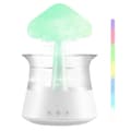 Regnmolnsfuktare, Aromaterapi Eterisk Olja Diffuser, Aromaterapi Nattlampa med 3 Regndimlägen
