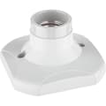 Loftlampe/fatning, plast, keramik, hvid, 1 x E27 fatning 810 220 (V)