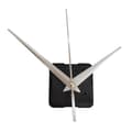Silent Quartz Clock Movement with Silver Hands - 23mm Shaft, 16mm Thread - Accurate Timekeeping