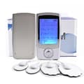 TENS device EMS muscle stimulator with 16 massage modes Silver