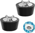 Poolplugg, 2 st pluggar för att förhindra frostskador, Poolplugg (Diameter 51mm/2\")