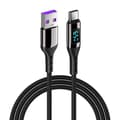 USB-C PD hurtigladekabel 100 W Svart 2 m 2 m