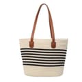 Suuri ranskalainen olkilaukku, beige Beige