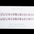 Purple Cat Eye Press-on Nails with Rhinestone Accents