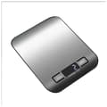 Elektronisk köksvåg, 5 kg/1 g, silver, LCD-skärm, tarafunktion.