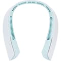 Bladeless ventilator, der fastgøres om halsen. Bærbar USB-ventilator med høj kapacitet - Mini sportsventilator (lyseblå)