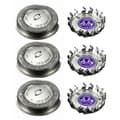 3-pack ersättningsrakhuvuden för Philips HQ3 HQ4 HQ55