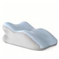 Wedge pillow ergonomic 60x45x37 cm, supportive pillow with wedge shape for multiple resting positions in bed Blue