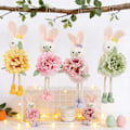 Miniatyrbild 1 av 9: Easter Bunny Figurines 1/4-Pack – Easter Decoration Rabbit, Easter Ornament for Table, Shelf & Easter Tree, Spring Decoration Home 4pcs