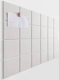 Ljudabsorberande Akustikpanel 12-pack Självhäftande Ljudisoleringsfiltpaneler Vägg 30x30 cm