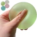 Nya klämleksaker, formbara stressbollar, icke-klibbiga långsamt stigande klämbollar 6 cm Green