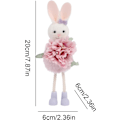 Miniatyrbild 5 av 9: Easter Bunny Figurines 1/4-Pack – Easter Decoration Rabbit, Easter Ornament for Table, Shelf & Easter Tree, Spring Decoration Home Yellow-1pc
