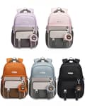 School Backpack for Kids Large Capacity with Laptop Compartment and Pencil Case