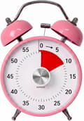 60 Minute Visual Timer, Analog Countdown Timer with Loud Dual Alarm, Silent Design for Classroom, Study, and Kitchen Pink