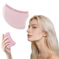 1/2-pack Lymfdränerande Ansiktsborste – Massageborste för Ansikte, Ögon och Hals, Hudvård och Konturering 2-Pack