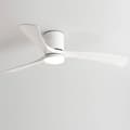 Miniatyrbild 2 av 5: Ceiling fan with LED lighting 96/116 cm, remote control, 6 speeds, low profile, reversible DC motor, ABS blades Black 96cm-Remote Control+3 Light Colors