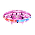 LED Håndstyrt Drone – Flygende Leketøy Mini Drone med Bevegelsessensor Pink