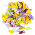 Påskekonfetti Borddekorasjon – Påskedekorasjon med Påskehare, Kylling & Påskeegg DIY Påskepynt Happy Easter C-HAPPY EASTER