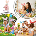 Miniatyrbild 4 av 9: Easter Bunny Figurines 1/4-Pack – Easter Decoration Rabbit, Easter Ornament for Table, Shelf & Easter Tree, Spring Decoration Home 4pcs