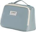 Large Canvas Pencil Case with Large Capacity, Multifunctional Zipper Storage Bag Blue