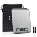 Electronic Kitchen Scale 5kg, Digital Food Scale with LCD Display, Tare Function, Incl. Protective Case