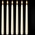 6-pack Flameless LED Candles with Remote Control, Timer, and Dimmer, Flickering Flame for Wedding, Christmas, and Home Decor D