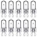 G9 Halogenlampor 25/28/40W, 230V, 10-pack 25W