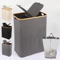 Laundry Basket with 2 Compartments – 150L Laundry Hamper with Lid & Removable Bags for Bedroom & Laundry Room